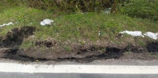 Provincia di Modena: Sestola, cedimento sulla strada provinciale 324