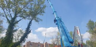 Parco dei Cedri, proseguono i lavori per il nuovo ponte (FOTO)