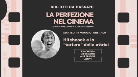 “La Perfezione nel cinema”: alla Bassani si parla di Alfred Hitchcock