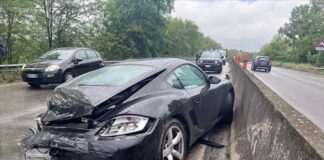 1° maggio incidente stradale sulla secante, illeso il conducente (FOTO)