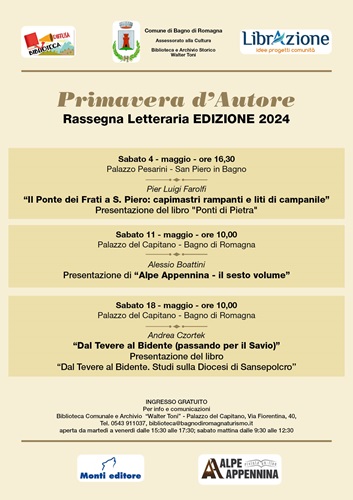 “Ponti di Pietra” il 4 maggio la presentazione a San Piero in Bagno