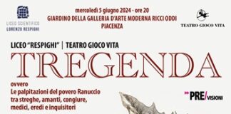 “TREGENDA ovvero Le palpitazioni del povero Ranuccio tra streghe, amanti, congiure, medici, eredi e inquisitori” il 5 giugno a Piacenza