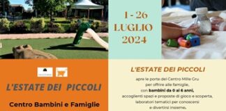 Torna l’Estate dei piccoli per bambini da 0 a 6 anni accompagnati da un adulto