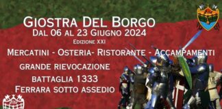 “XXI edizione Giostra del Borgo” con rievocazioni, banchetti, musica e stand gastronomici