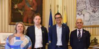 Il Sindaco incontra il nuovo presidente della Croce Rossa di Parma Giuseppe Schirripa