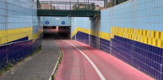Lavori di manutenzione nel sottopasso ciclopedonale di Corso Cavour (FOTO)