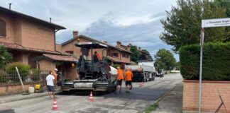 Sicurezza stradale: in corso la realizzazione di due piattaforme rialzate a Boara e Corlo per diminuire la velocità degli autoveicoli