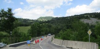 Provincia di Modena: lavori al ponte Prugneto su sp30 tra Pavullo e Sestola