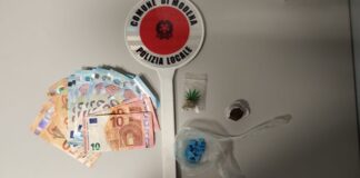 Arrestato per spaccio e processato per direttissima