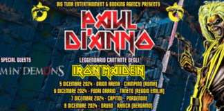 4 date in Italia per Paul Di’Anno (Iron Maiden)
