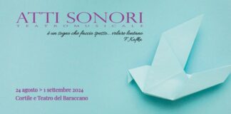 ATTI SONORI: domenica 1 settembre Teatro del Baraccano di Bologna