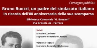Alla Bassani un convegno in ricordo di “Bruno Buozzi, un padre del sindacato italiano”