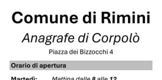 Domani alle 9 il taglio del nastro della nuova anagrafe di Corpolò in piazza Bizzocchi 4