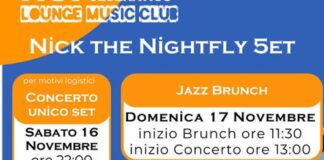 Evento di Domenica 17 Novembre al NOI LOUNGE MUSIC CLUB