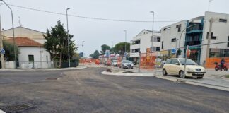 Nuova rotatoria di viale Abruzzi: parte la seconda fase