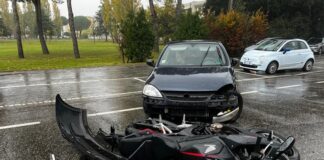 Incidente stradale in via Madonna dello Schioppo e albero pericolante in via San Martino in Fiume (FOTO)