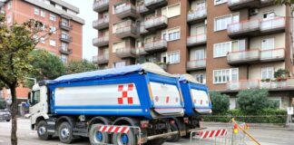 Alluvione, prove di carico in via Sabotino – FOTO