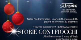 “STORIE CON I FIOCCHI” dal 17 al 20 e il 22 dicembre al Teatro Gioia di Piacenza