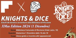 “Knights and Dice – Giochi da tavolo e avventure”