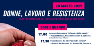 “Marzo per Lei” – Donne, lavoro e resistenza” il 20 marzo in Comune e a Palazzo del Turismo