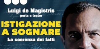 Luigi de Magistris in “Istigazione a sognare” l’11 aprile al Teatro Dehon di Bologna