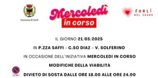“Mercoledì in Corso”, modifiche alla viabilità