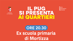 Il PUG si presenta nei quartieri, domani sera l’appuntamento alla ex scuola di Mortizza