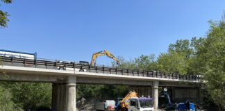 Chiude il ponte di Scipione sulla provinciale 57