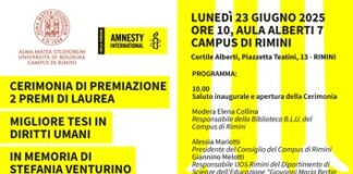 Premio di Laurea in Memoria di Stefania Venturino