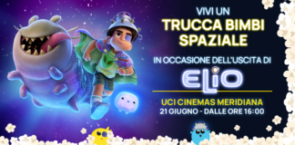 Un truccabimbi spaziale ad UCI Cinemas Meridiana, in occasione dell’uscita del film d’animazione Disney e Pixar Elio