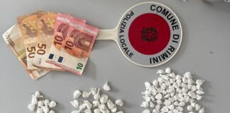 120 dosi di cocaina nascoste in cortile e pronte alla vendita