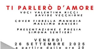 “Ti parlerò d’amore” il 26 settembre a Castelnovo ne’ Monti