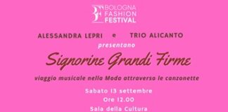 “Signorine Grandi Firme” – Viaggio musicale nella Moda attraverso le “canzonette” il 13 settembre a Bologna