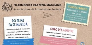 Porte aperte per Filarmonica Carpena Magliano APS