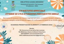 XV edizione del Concorso di narrativa San Lorenzo della Biblioteca Ileana Ardizzoni di Casumaro