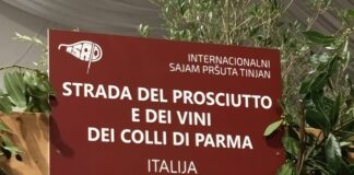 La Strada del Prosciutto e dei Vini dei Colli di Parma rinnova la sua presenza alla Fiera Internazionale del Prosciutto di Tinjan
