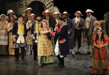 Raffaello Bellavista sul palco di Piazza San Marco per la chiusura del Carnevale Olimpico