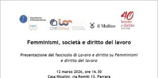 “Femminismi, società e diritto del lavoro”: a Casa Niccolini un seminario di CNR e Unife