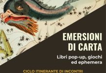 ‘Emersioni di carta’: in sala Agnelli si parla di libri pop-up, giochi ed ephemera
