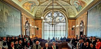 Gli auguri pasquali del vescovo, monsignor Enrico Solmi, in Municipio