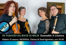 Grandezze e Meraviglie: il 21 marzo In viaggio da Bach ai Bach nella Chiesa di Sant’Agostino a Modena