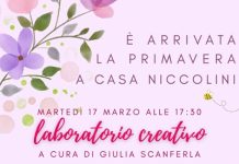 “È arrivata la primavera a Casa Niccolini”: laboratorio creativo per bambini dai 4 anni