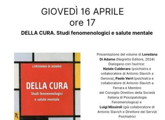 “Della cura”: nel libro di Loredana Di Adamo studi fenomenologici e salute mentale