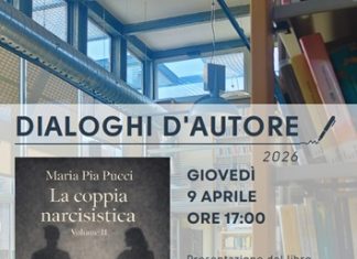 “Dialoghi d’autore”: alla Bassani Maria Pia Pucci con il suo libro ‘La coppia narcisistica 2’