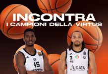 I cestisti Carsen Edwards e Nicola Akele l’11 aprile a Castel Guelfo The Style Outlets