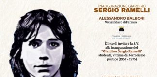 Ferrara intitola un’area verde alla memoria di Sergio Ramelli