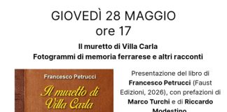 “Il muretto di Villa Carla”: nel libro di Francesco Petrucci fotogrammi di memoria ferrarese e altri racconti