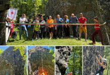 Grande partecipazione all’inaugurazione della Falesia di Selvola