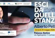 Domani, a Comacchio: Alberto Pellai “Esci da quella stanza”