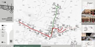 Una nuova mappa della città, i nomi delle 50 fermate del tram
